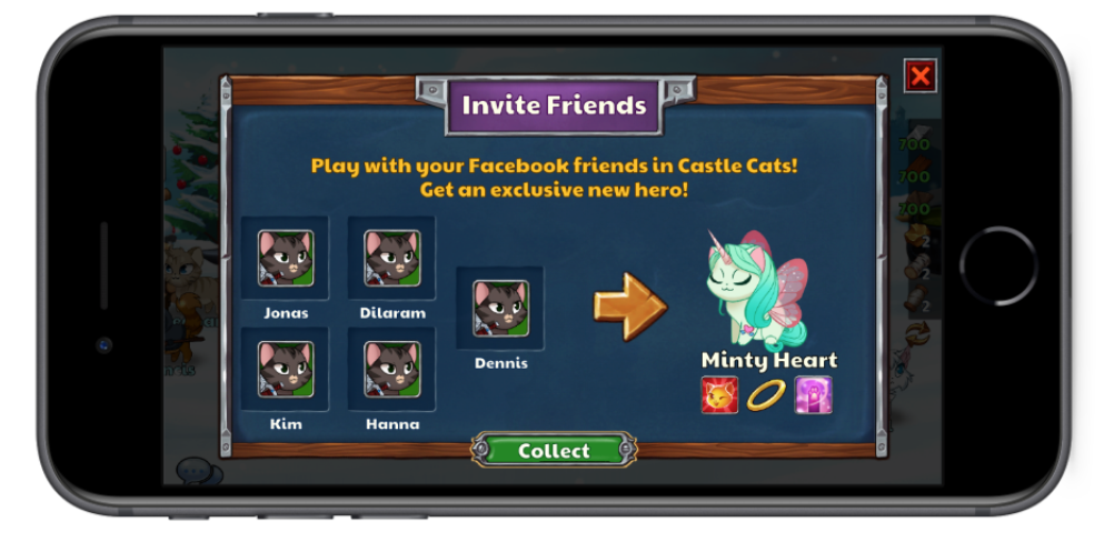 Unique unicorn cat for friend invites